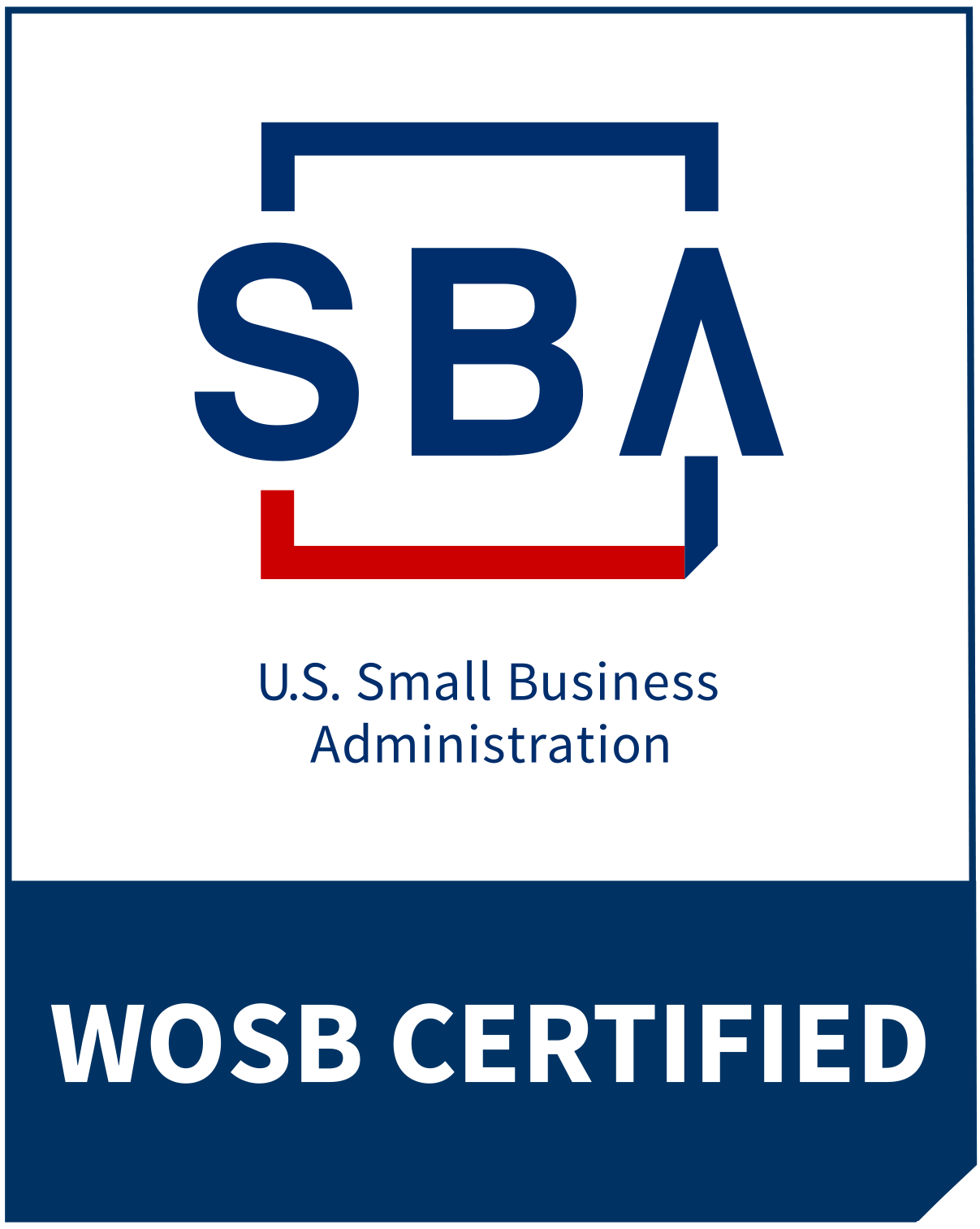 WOSB Certified — U.S. Small Business Administration Women-Owned Small Business Certification